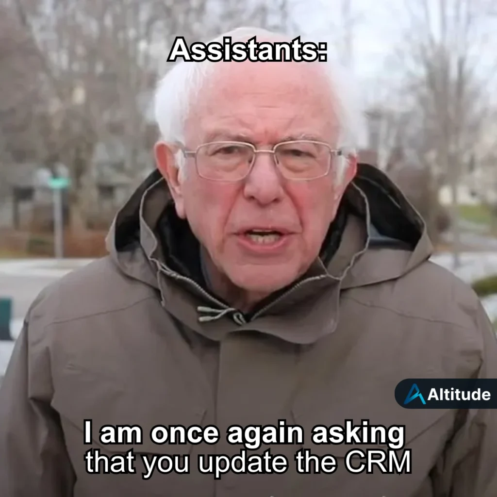 Bernie the CRM Assistant Financial Advisor Meme