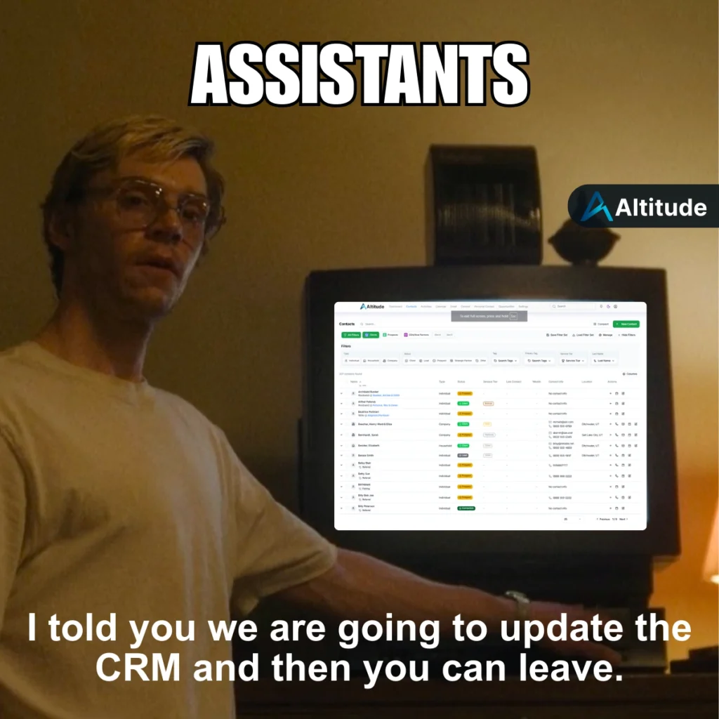 CRM Dahmer Meme Financial Advisor Meme