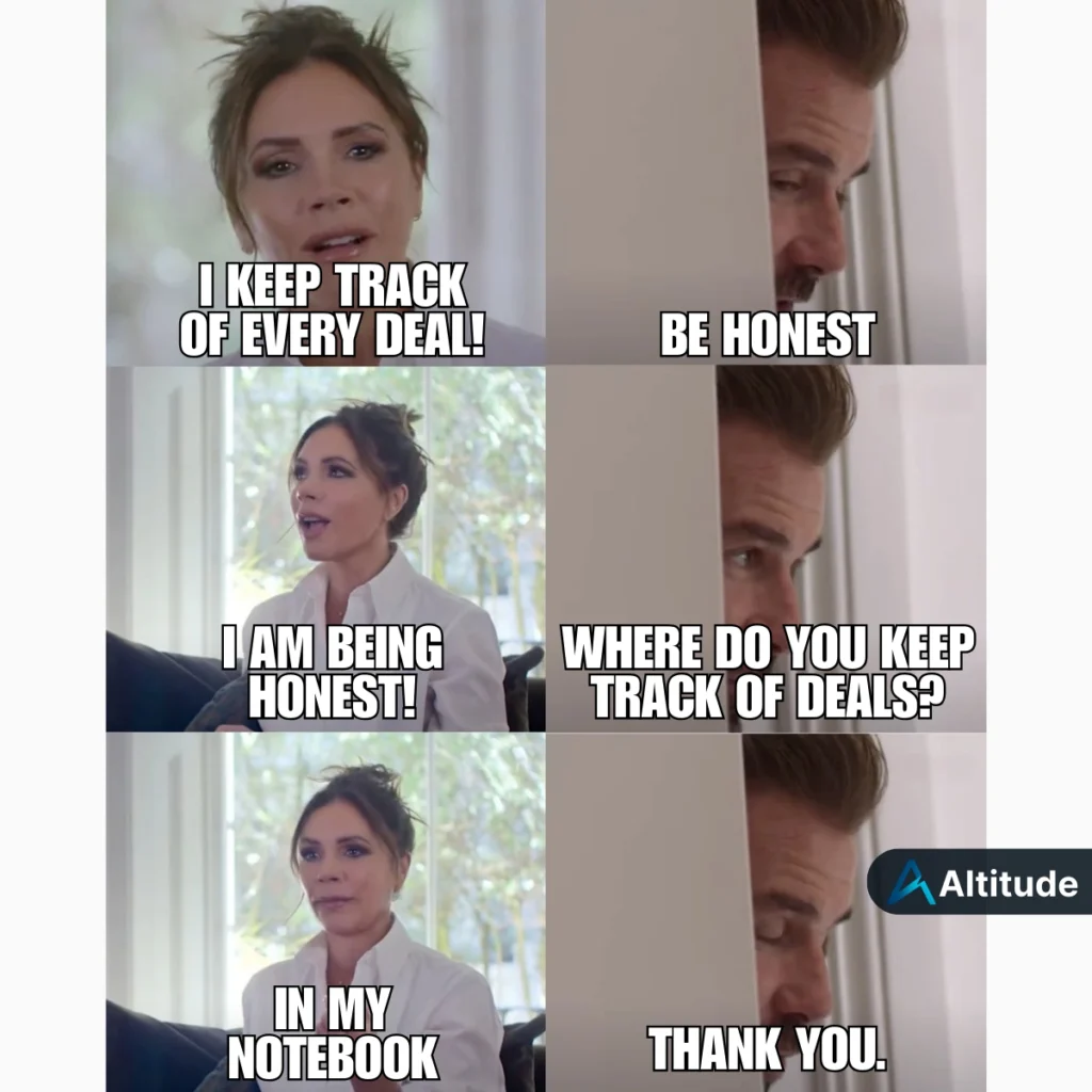 Lead Tracking CRM Meme Financial Advisor Meme