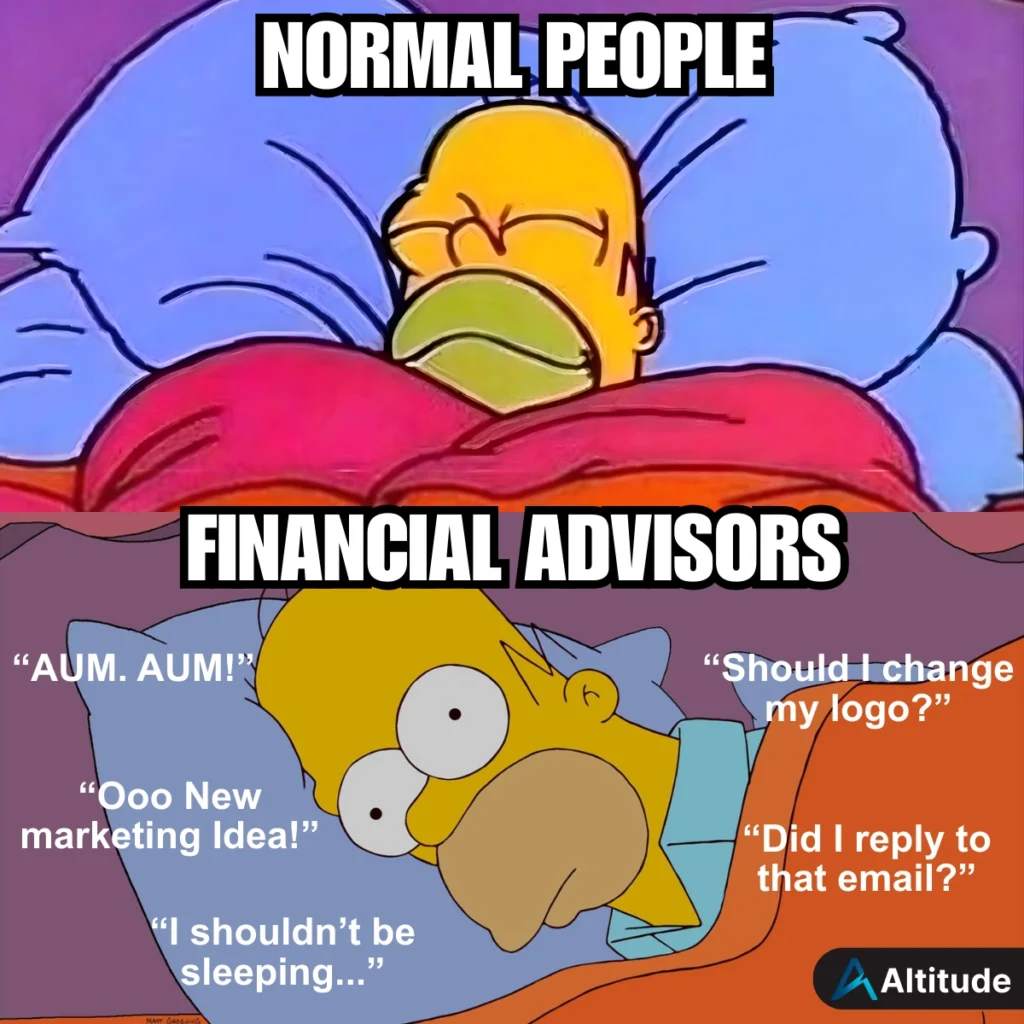 Life of a Financial Advisor Meme