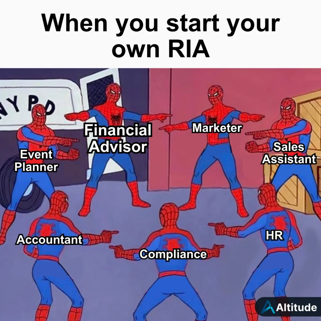 Starting RIA Meme Financial Advisor Meme