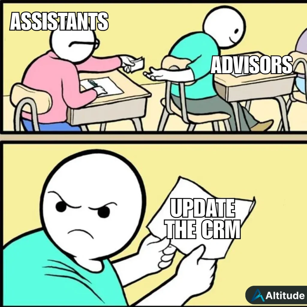 Update the CRM Financial Advisor Meme