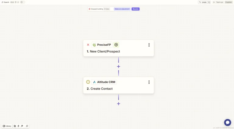 PreciseFP and Altitude CRM Zapier Integration