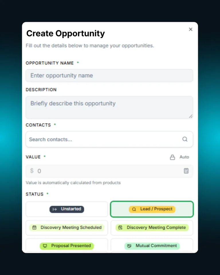 Create RMD Opportunities in Altitude CRM