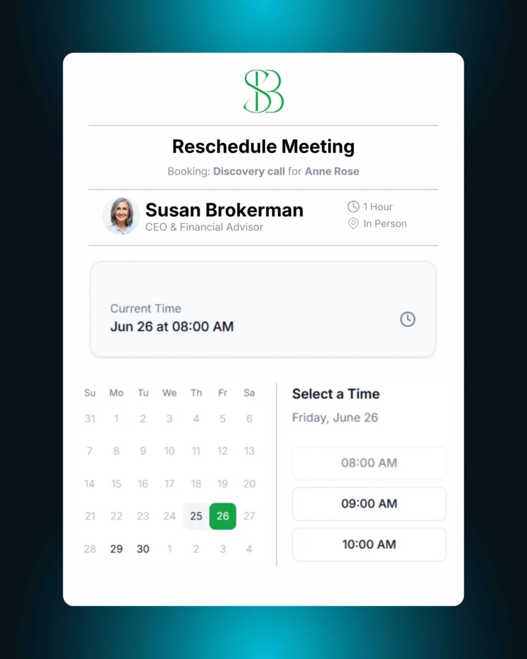 Reschedule Meetings Easily in Altitude Bookings